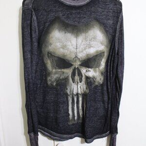 Marvel Ultralite Thermal Punisher Longsleeve Tee Men's Medium